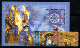 Macao 1998 Mi. Bl. 54 II,965II Bloc Feuillet 100% Neuf ** Vasco De Gama - Blocks & Kleinbögen