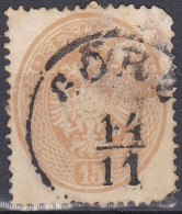 Autriche 1863 - Armoiries - Centre En Relief - D 14 (A6) - Oblitérés