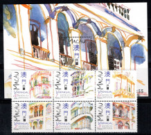 Macao 1997 Mi. Bl. 47, 925-930 Bloc Feuillet 100% Neuf ** Balcons - Blocchi & Foglietti