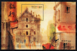 Macao 1997 Mi. Bl. 43 Bloc Feuillet 100% Neuf ** Vue, Peinture, Art, 8 P - Hojas Bloque