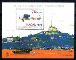 Macao 1989 Mi. Bl. 11 Bloc Feuillet 100% Neuf ** 7.50 P, AVION - Blocchi & Foglietti