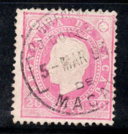 Macao 1888 Mi. 34 A Oblitéré 100% 20 R, Roi Louis - Usati