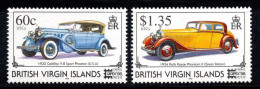 Îles Vierges Britanniques 1996 Mi. 863-864 Neuf ** 100% AUTOMOBILES, CAPEX - British Virgin Islands