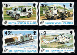 Îles Vierges Britanniques 1995 Mi. 835-838 Neuf ** 100% ONU, Voiture, Hélicoptère - Iles Vièrges Britanniques