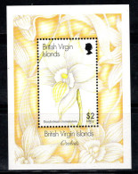 Îles Vierges Britanniques 1997 Mi. Bl. 91 Bloc Feuillet 100% Neuf ** Orchidée, 2 $ - British Virgin Islands