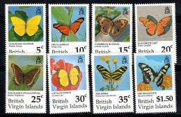 Îles Vierges Britanniques 1991 Mi. 729-736 Neuf ** 100% Papillons - British Virgin Islands