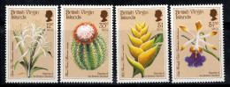 Îles Vierges Britanniques 1987 Mi. 598-601 Neuf ** 100% Cactus, Plantes Succulentes - Iles Vièrges Britanniques