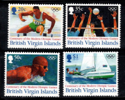 Îles Vierges Britanniques 1996 Mi. 857-860 Neuf ** 100% Jeux Olympiques, Sports - Iles Vièrges Britanniques