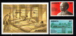 Jamaïque 1991 Mi. Bl. 33, 762-763 Bloc Feuillet 100% Neuf ** Infirmières, 8 $ - Jamaica (1962-...)