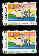 Jamaïque 1991 Mi. 760-761 Neuf ** 100% Météo - Jamaica (1962-...)