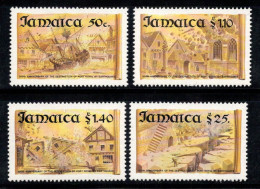 Jamaïque 1992 Mi. 792-795 Neuf ** 100% Port Royal, église, Maisons - Giamaica (1962-...)