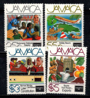 Jamaïque 1986 Mi. 633-636 Neuf ** 100% AMERIPEX, Exposition Philatélique - Jamaica (1962-...)