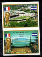 Honduras 1984 Mi. Bl. 61B-62B Bloc Feuillet 40% Neuf ** Coupe Du Monde - Honduras