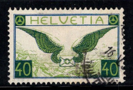 Suisse 1929 Mi. 234z Oblitéré 100% Poste Aérienne 40 °C, Ailes - Used Stamps