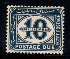 Égypte 1921 Mi. 24 Neuf * MH 100% 10 M, Protectorat Britannique - 1915-1921 Protectorat Britannique