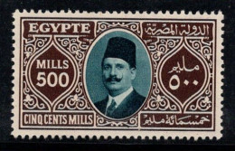 Égypte 1927 Mi. 136 Neuf * MH 100% Roi Fouad, 500 M - Ongebruikt