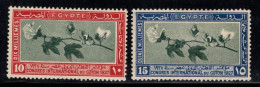 Égypte 1927 Mi. 117-118 Neuf * MH 60% Coton - Unused Stamps