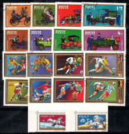 Hongrie 1970-72 Oblitéré 100% Poste Aérienne Voitures Historiques,Football,Espace - Used Stamps