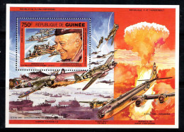 Guinée 1991 Mi. Bl.386 A Bloc Feuillet 100% Neuf ** 750 Fr,Seconde Guerre Mondiale - Guinée (1958-...)