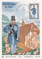 Journée Du Timbre 1968, Lille, Facteur Rural De 1830 - Tag Der Briefmarke