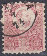 Hongrie  1871 N° 3 Roi François Joseph - Lithographié (J20) - Usati