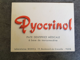 Buvard Dentifrice Laboratoire Biocida - Droguerías