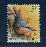 Belgique België, **, Yv 2293, Mi 2346x, SG 2849, Sittelle Torchepot, - Unused Stamps