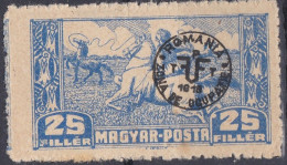 Hongrie Debrecen 1920 Mi 84 * Surcharge ROUMANIE ZONA DE OCUPATIE 1919 - Papier Mat (K14) - Debreczen