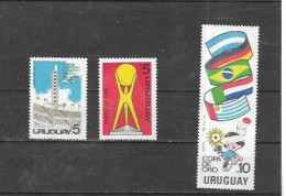 URUGUAI Nº 1066 AL 1068 - Uruguay