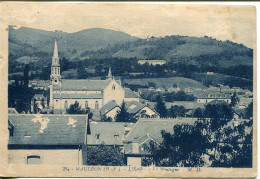 CPA - MAULEON - L'EGLISE ET LA MONTAGNE - Mauleon Licharre