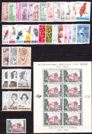 1962** Zonder Scharnier.Volledige Jaargang **(36 Zegels & 1 Blok).OBP 35,3 Euro. - Jahressätze