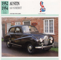 Austin A40 Somerset -  1953  - Voiture Populaire -  Fiche Technique Automobile (GB) - Coches