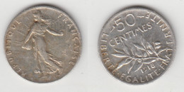 50 CENTIMES 1918 TYPE SEMEUSE (ARGENT) - 50 Centimes