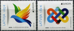 Latvia 2023. Peace - Humanity's Highest Value (MNH OG) Set Of 2 Stamps - Lettland
