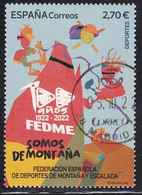 2022-ED. 5597 - Deportes. Centenario Federeación Española De Deportes Montaña Y Escalada  - USADO - Used Stamps