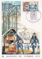 Journée Du Timbre 1971, Arcachon, La Poste Aux Armées 1914/1918 - Tag Der Briefmarke