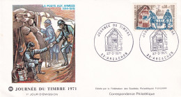 Journée Du Timbre 1971, Arcachon, La Poste Aux Armées 1914/1918 - Tag Der Briefmarke