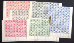 Algérie - Yvert 218, 219, 220, 221, 222, 223 - Demies Feuilles De 50 Timbres - Neuf SANS Charnière - Nuovi