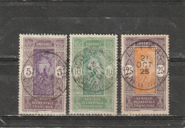 DAHOMEY   1922   Y.T. N° 61  à  65   Incomplet  Oblitéré  Frais De Gestion Compris - Benin - Dahomey (1960-...)