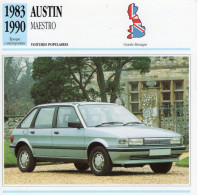 Austin Maestro 1300 -  1985  - Voiture Populaire -  Fiche Technique Automobile (GB) - Cars