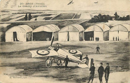 69 - Bron - Le Champ D'aviation - Dessin - Correspondance - Oblitération Ronde De 1917 - CPA - Voir Scans Recto-Verso - Bron