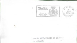 ESSONNE - Dépt N° 91 = PALAISEAU 1978 = FLAMME PP SECAP Illustrée Armoiries 'Cité Historique + Joseph BARA' + Devant ENV - Code Postal