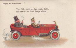 Two Men In Car.Hold To Light.WS-SB Edition Nr.1210 - Controluce