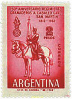 726727 MNH ARGENTINA 1962 GENERAL SAN MARTIN - Nuevos