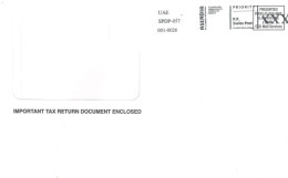 SWITZERLAND - 2023, PRIORITY PP FRANKING MACHINE COVER TO DUBAI. - Covers & Documents