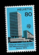 1973 I.T.U.  Michel CH-UIT 10 Stamp Number CH 10O10 Yvert Et Tellier CH S441 Stanley Gibbons CH LT10 Xx MNH - Neufs