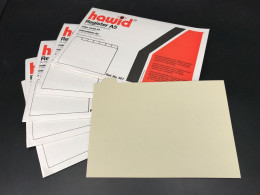 HAWID Registerkarten Für Einsteckkarten A5 (35er Pack) Neuwertig (7242 - Clear Sleeves