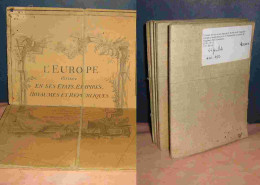 DE VAUGONDY Robert - L'EUROPE DIVISEE EN SES ETATS, EMPIRES, ROYAUMES ET REPUBLIQUES - 1701-1800