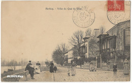 Belle Carte Herblay (95) Les Villas Du Quai De Seine , Envoyée En 1907 - Herblay