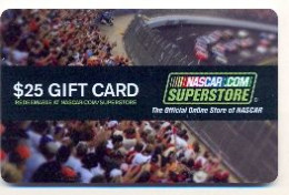 Nascar.com , U.S.A., Carte Cadeau Pour Collection, Sans Valeur, # Nascar-1 - Carta Di Fedeltà E Regalo